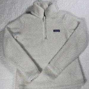 Patagonia Better Sweater Fleece 1/4 Zip Pullover Ivory Cream Women’s Small
